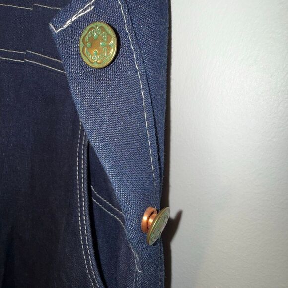 Vintage OshKosh B’Gosh Bib Overalls Men’s 40x34 – NOS Deadstock – USA Made – But - Picture 4 of 16